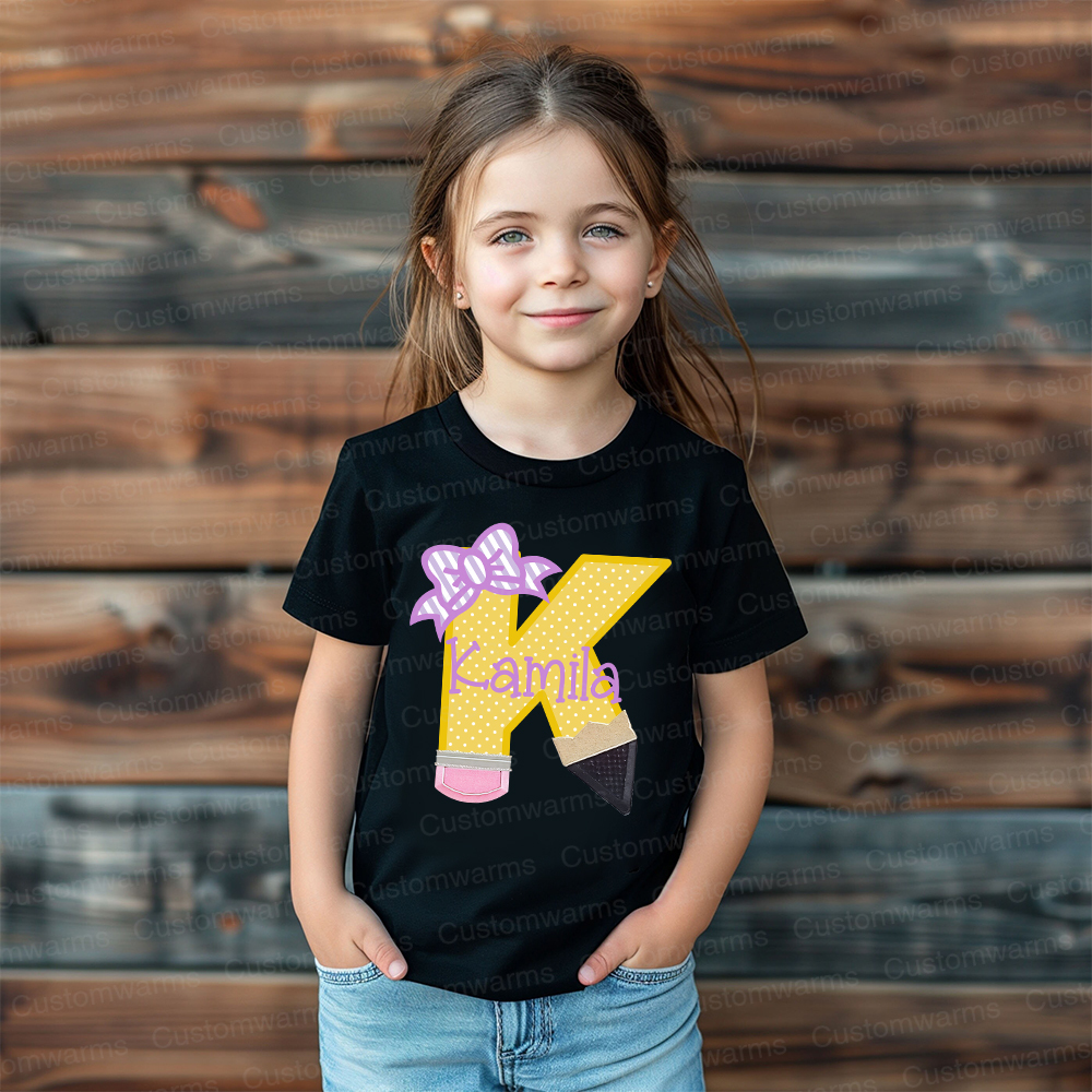 Personalized First Day Of Back To School Shirt | CWSchool33