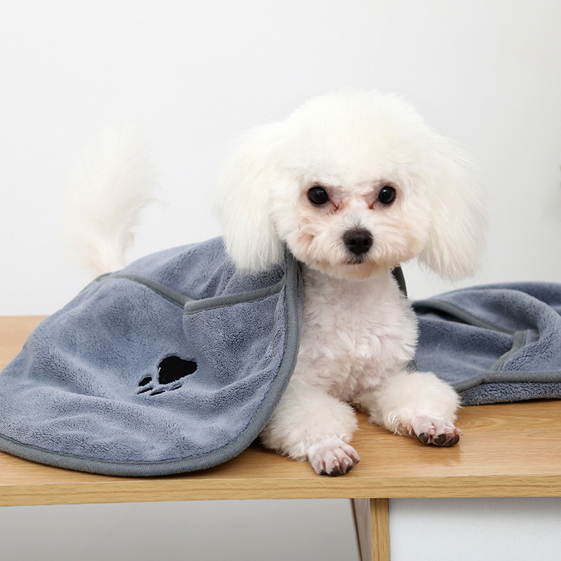 Personalized Embroidered Pet Drying Towel | BKPet167