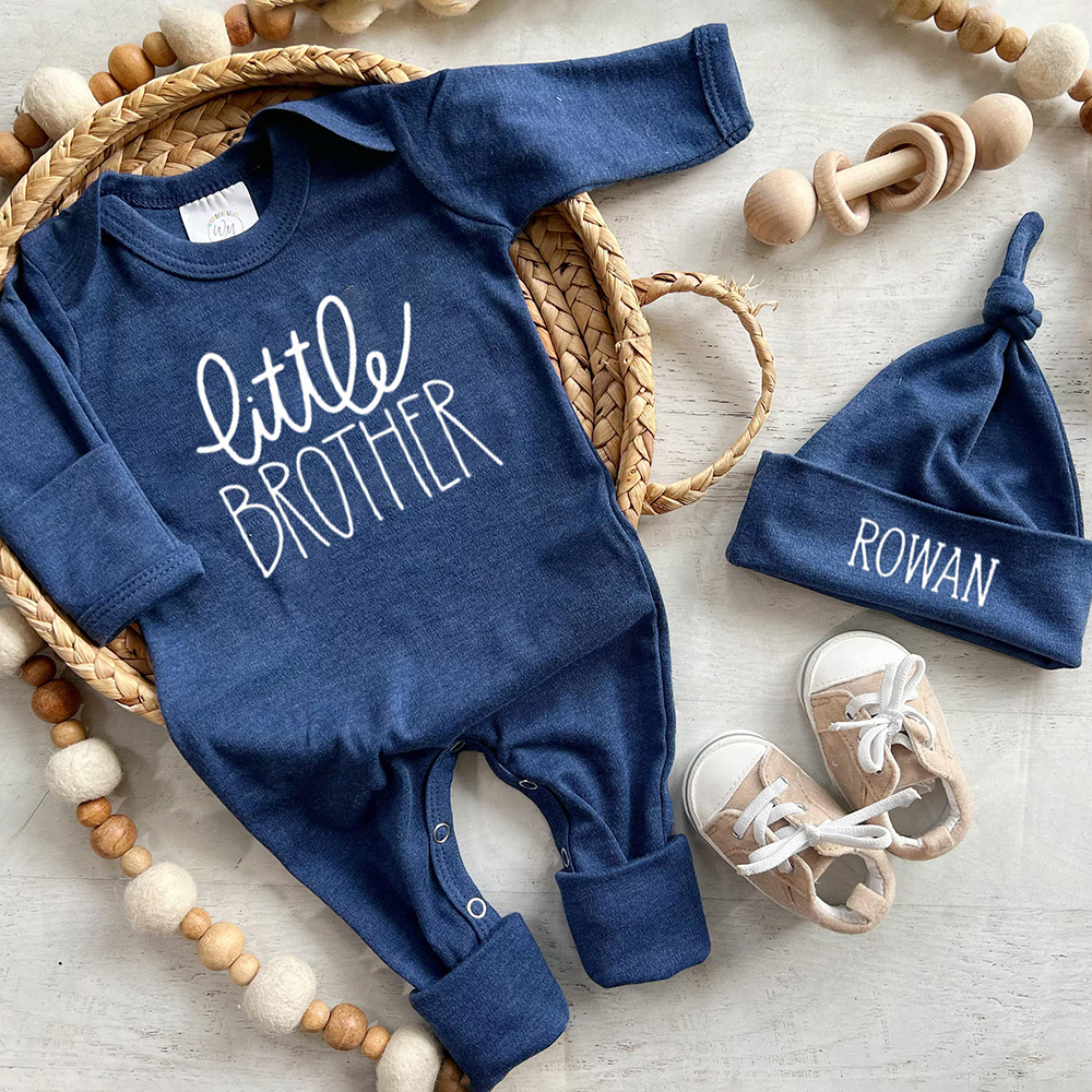 Personalized Little Brother Coming Home Outfit | CWBaby20301