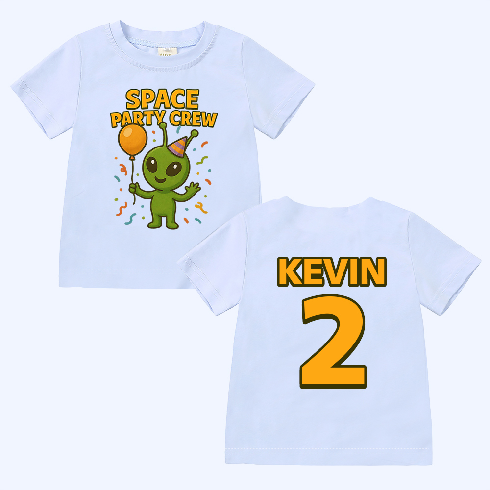 Personalized Space Party Birthday T-Shirt | inBirth33