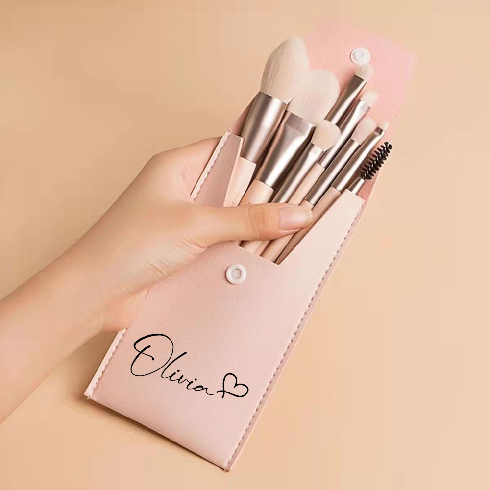 Personalized Wedding Makeup Brushes for Unique & Love | CWPack297