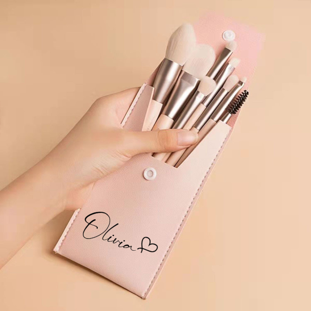 Personalized Wedding Makeup Brushes for Unique & Love | CWPack297