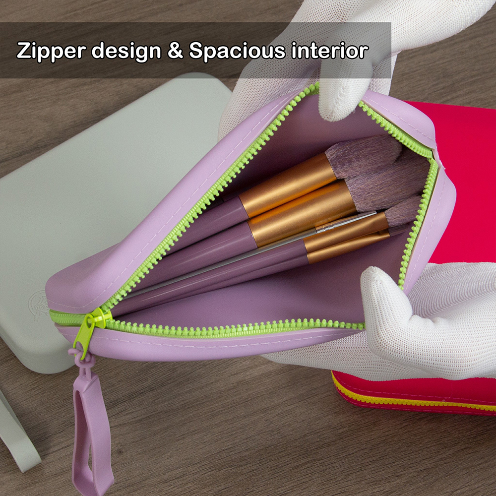 Personalized Engraved Silicone Makeup Bag | CWPack296