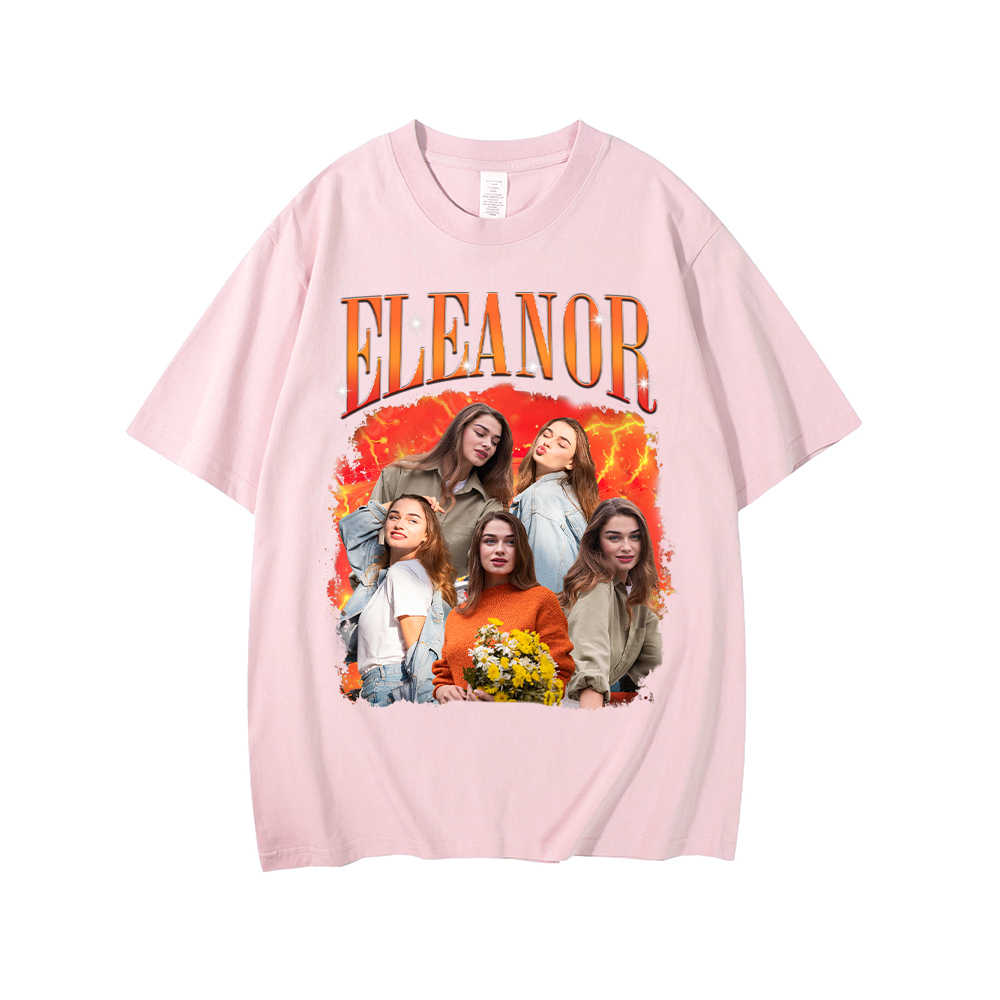 Personalized Original Comfort Cotton Portrait Photo T-Shir | MCGift04