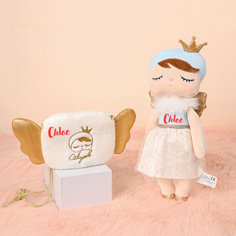 Personalized Kid's Bunny Angel with Bag | DEGMine19