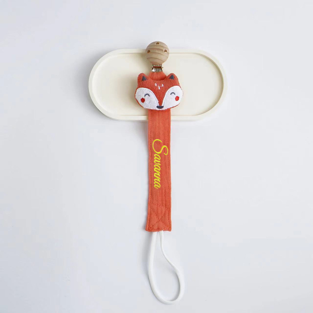 Personalized Embroidered Lovely Pacifier Strap For Baby | CWToy133