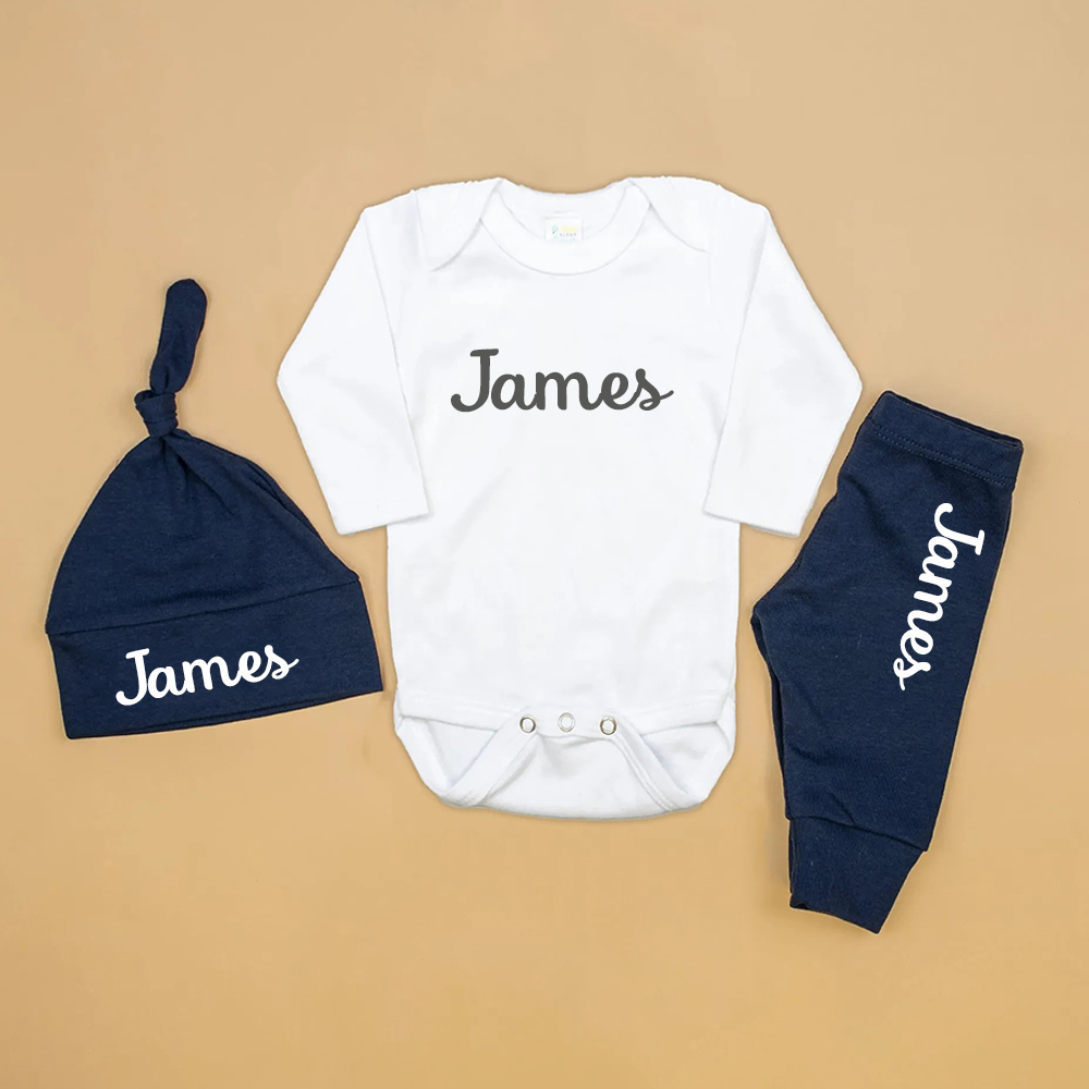 Personalized Baby Coming Home Outfit Set | CWBaby276