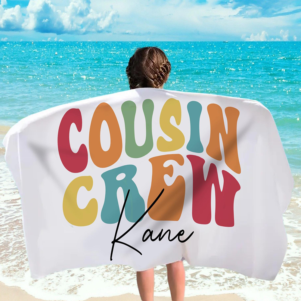 Personalized Back To School Essentials Beach Towel | CWTowel175