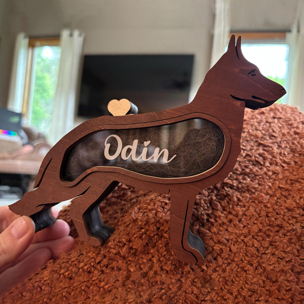 Personalized Pet Hair Memorial Box | BKPet196