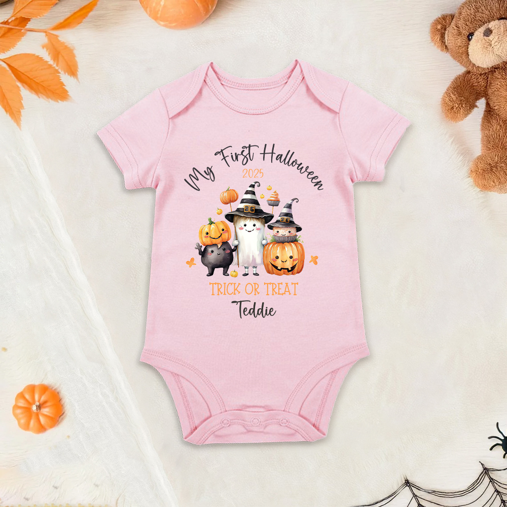 Personalized Baby Lovely First Halloween Outfit | CWHalloween24