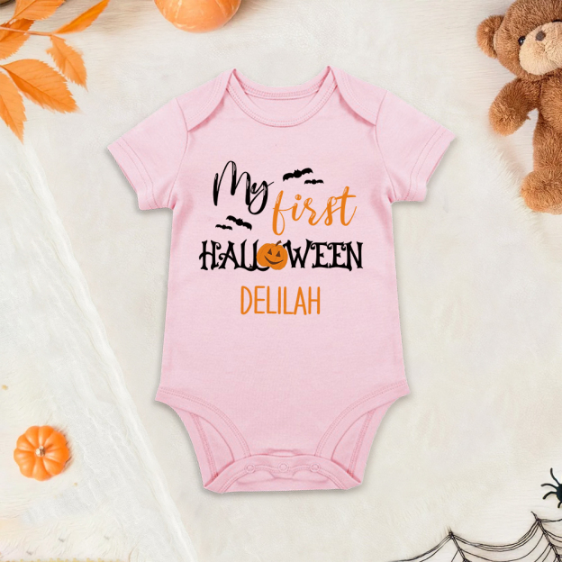 Personalized Baby Lovely First Halloween Outfit | CWHalloween26