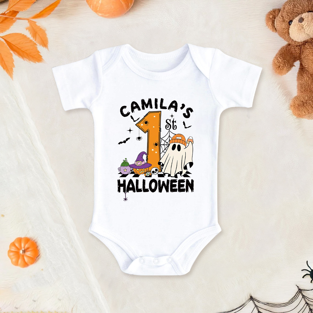 Personalized Baby Lovely First Halloween Outfit | CWHalloween27