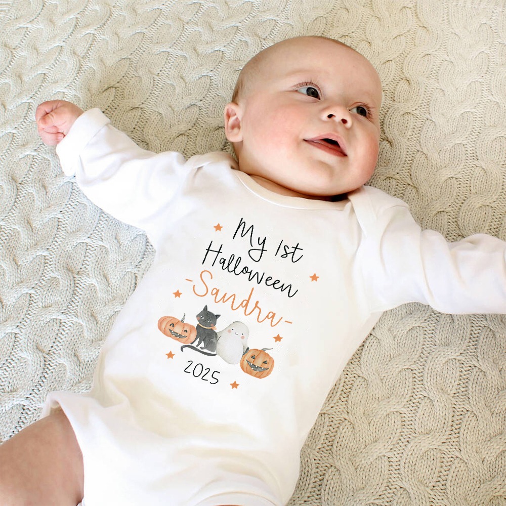 Personalized Baby Lovely First Halloween Outfit | CWHalloween30