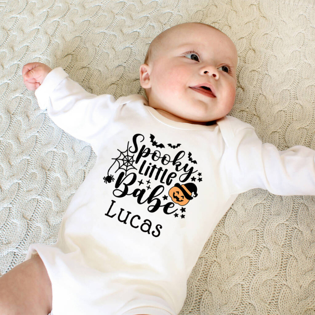 Personalized Baby Lovely First Halloween Outfit | CWHalloween34