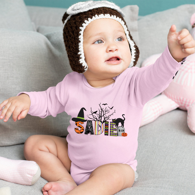 Personalized Baby Lovely First Halloween Outfit | CWHalloween35