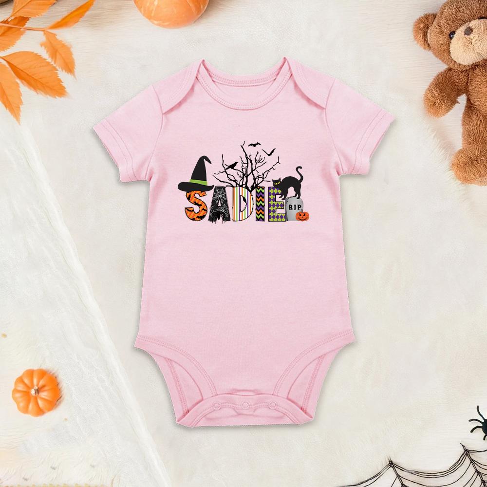 Personalized Baby Lovely First Halloween Outfit | CWHalloween35