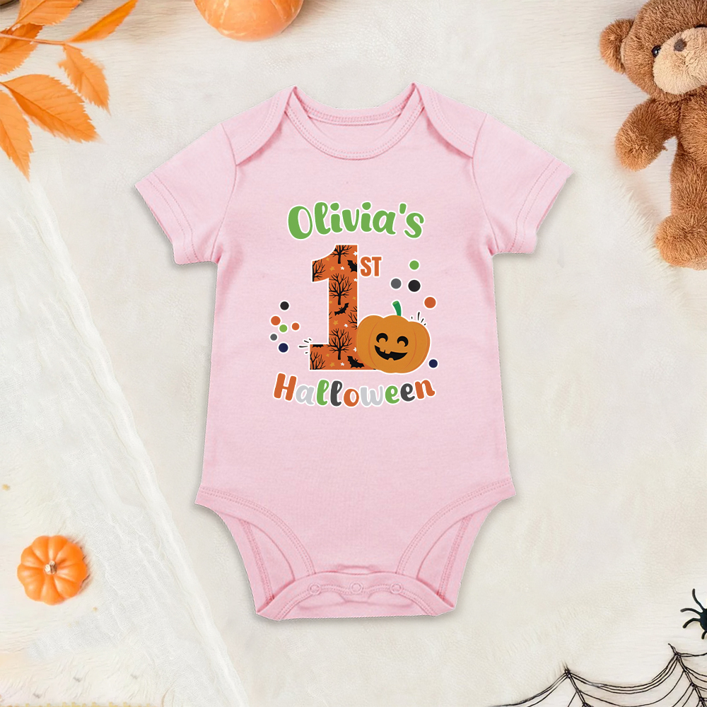 Personalized Baby Lovely First Halloween Outfit | CWHalloween41