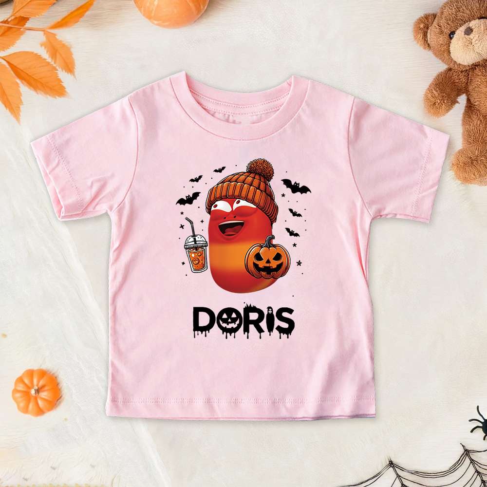 Personalized Larva's Halloween Funny Kid Shirt | Larva05