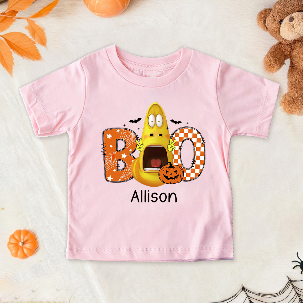 Personalized Larva's Halloween Funny Kid Shirt | Larva12