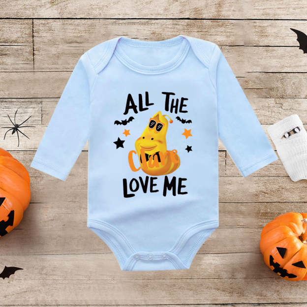 Personalized Larva's Halloween Funny Baby Romper | Larva17