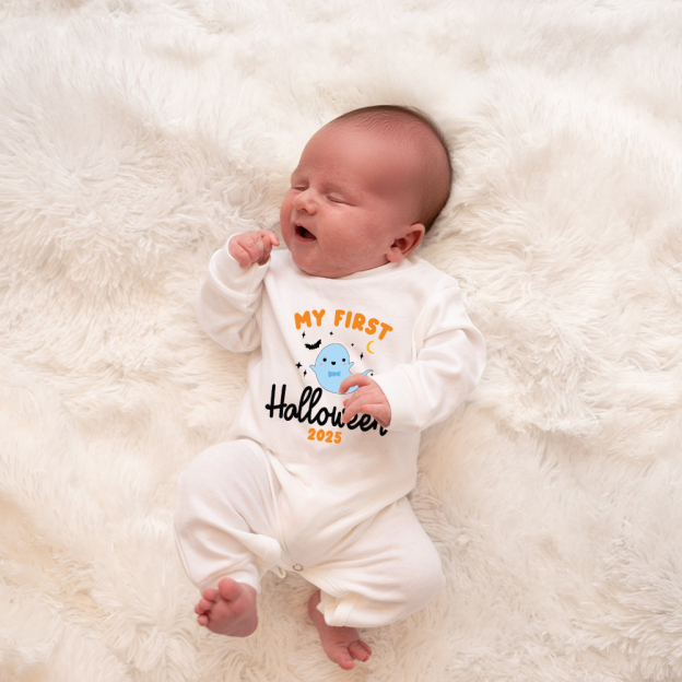 Personalized Baby My 1st Halloween Outfit with Hat | CWHalloween64