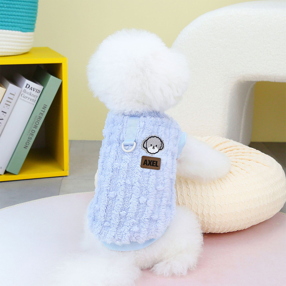 Personalized Cute Pet Soft Plush Fleece Vest | BKPet203