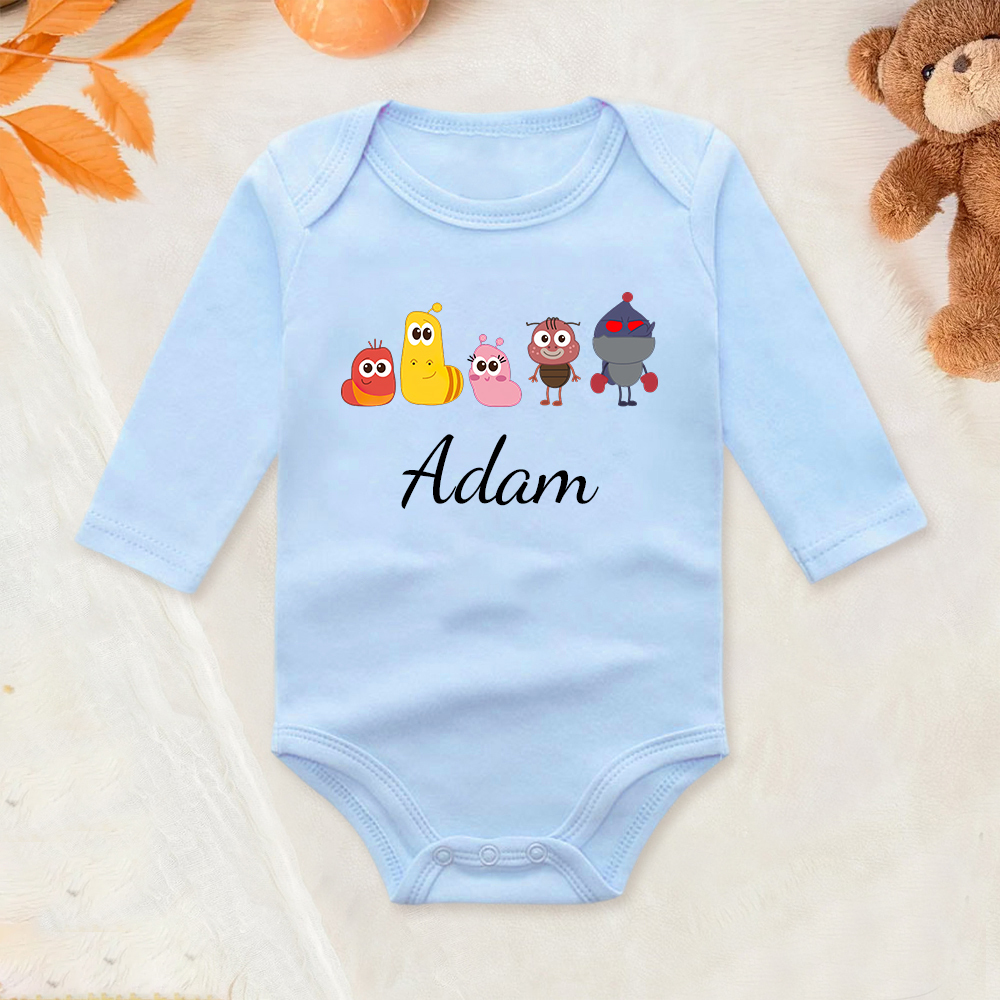 Personalized Larva's Funny Baby Romper | Larva21