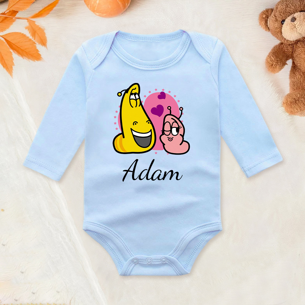 Personalized Larva's Funny Baby Romper | Larva22