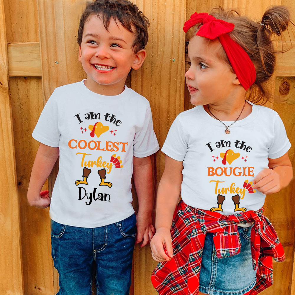 Personalized Thanksgiving Party Family Matching Shirt | CWThanks08