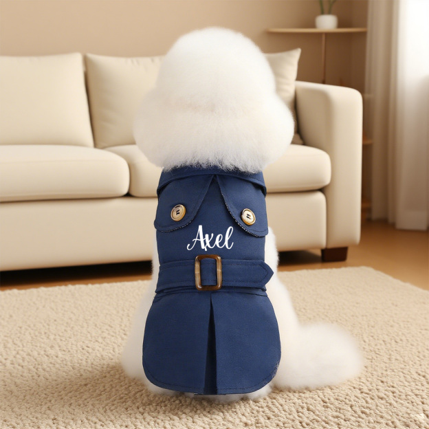 Personalized Pet British Style Jacket | BKPet215