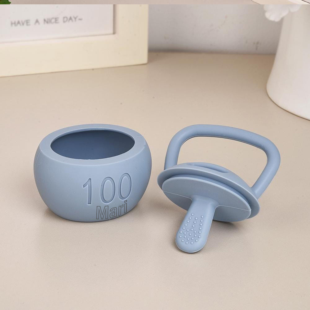 Personalized Miniature Baby Kettlebell & Barbell Gripping Toys | CWToy149