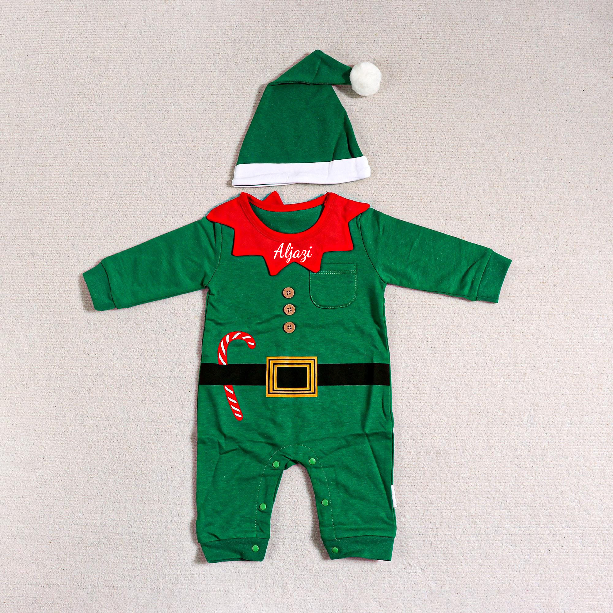 Personalized Newborn Baby Christmas Outfits | MCGift140