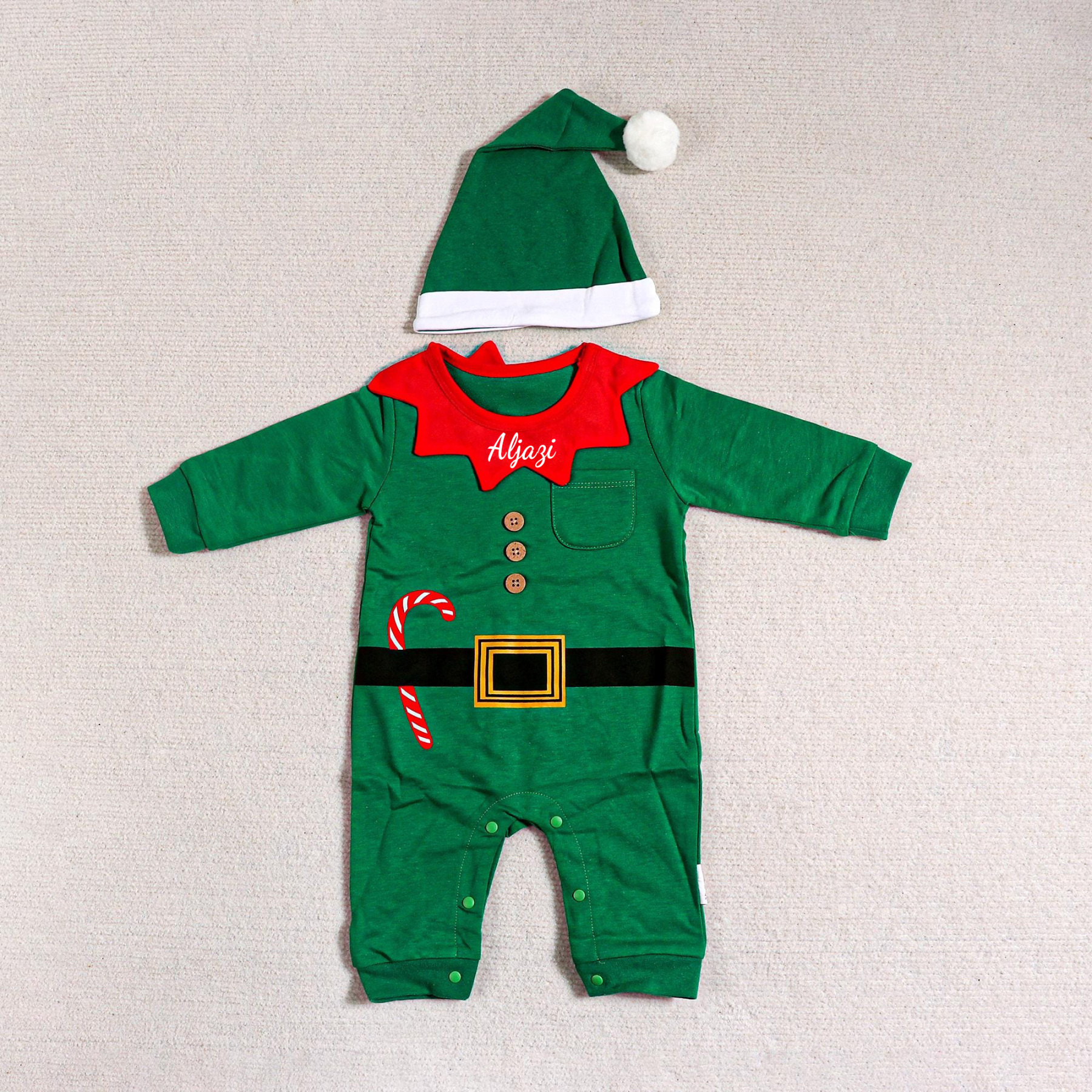 Personalized Newborn Baby Christmas Outfits | MCGift140