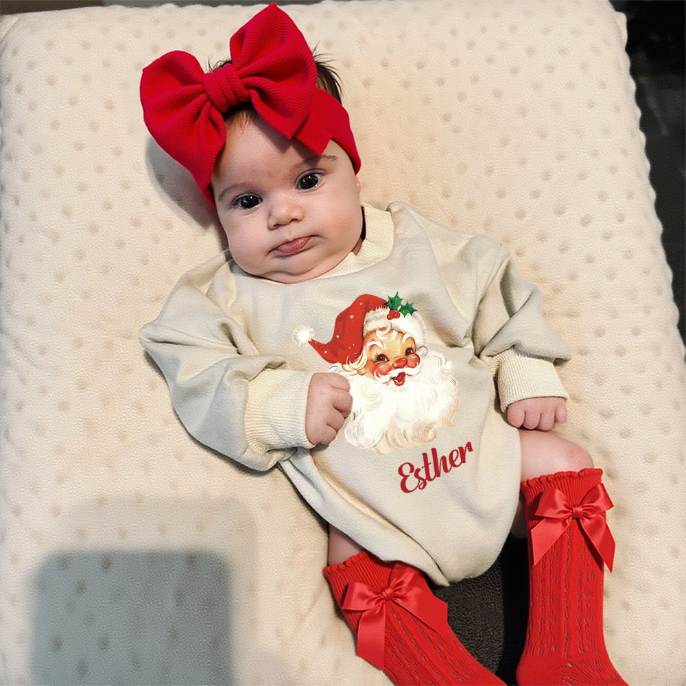 Personalized Christmas Baby Girl Lovely Outfit Set | MCGift150