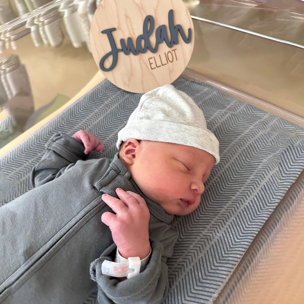 Personalized Wooden Newborn Baby Name Sign | CWBaby95