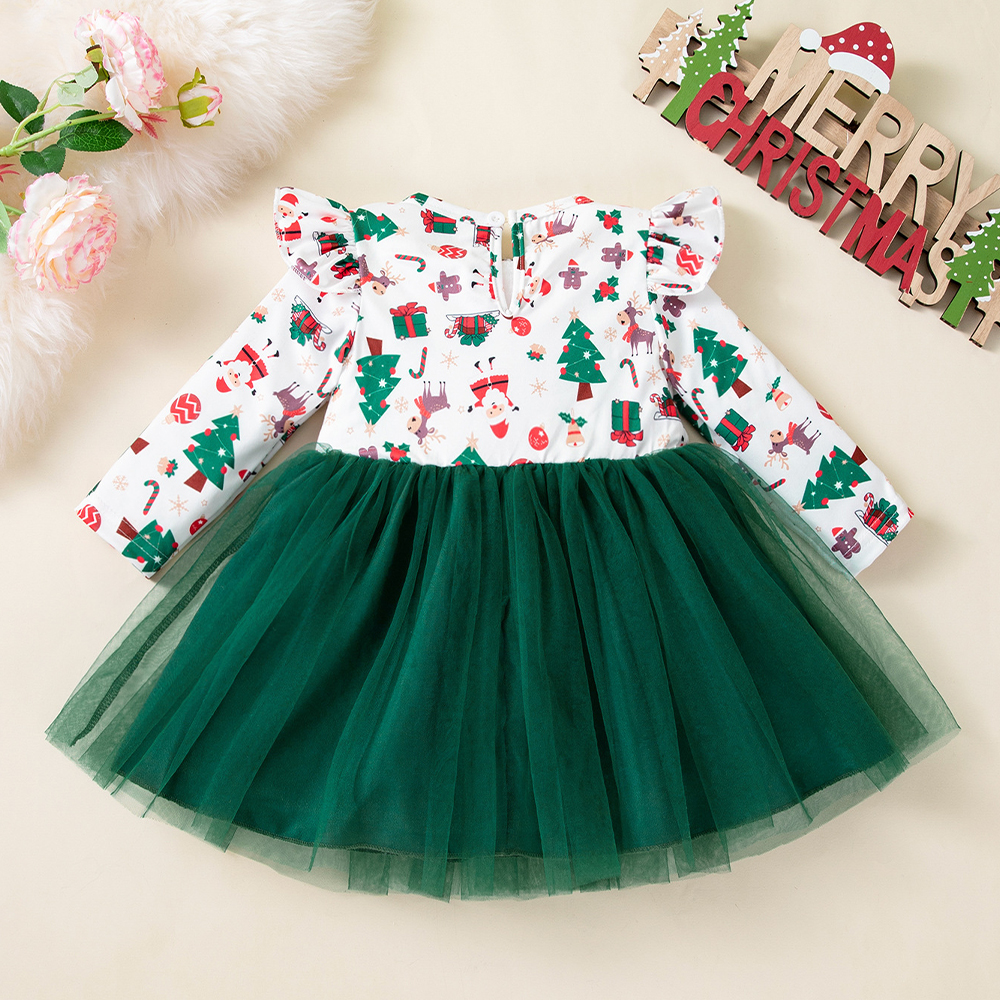 Personalized Christmas Baby Girl Lovely Tutu Dress | MCGift157