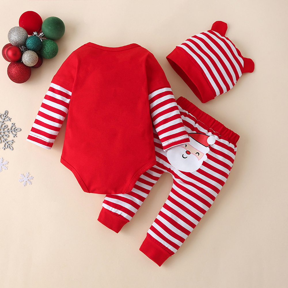 Personalized Baby Christmas 3pcs Outfit Set | MCGift158