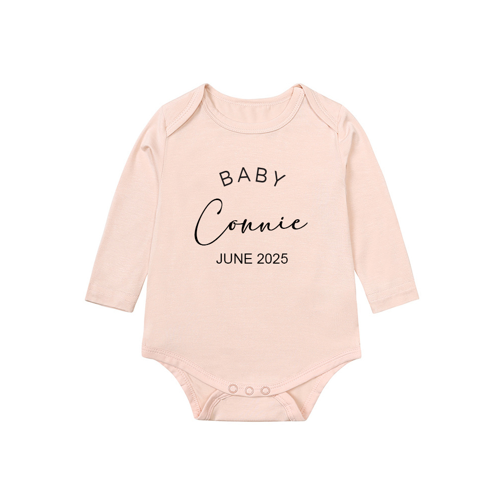 Personalized Personalized Baby Coming Home Romper | CWBaby318