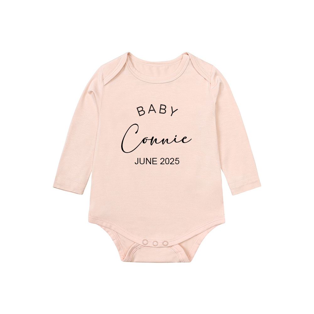 Personalized Personalized Baby Coming Home Romper | CWBaby318