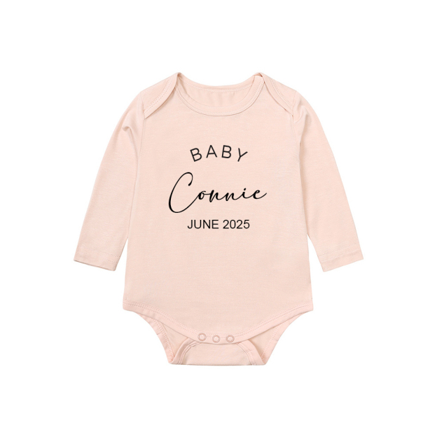 Personalized Personalized Baby Coming Home Romper | CWBaby318