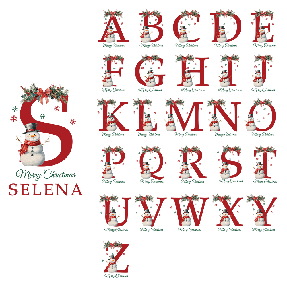 Personalized Monogram Christmas Santa Sack for Gifts | MCGift172