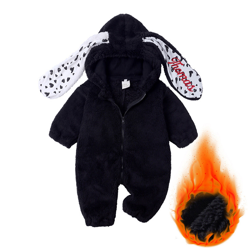 Personalized Lovely Baby Plush Bunny Romper | CWBaby317