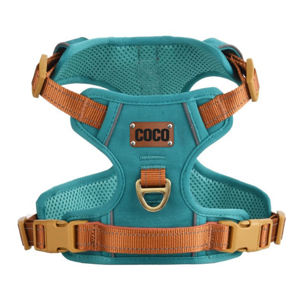 Personalized Night Reflective Luxury Puppy Harness | BKPet237