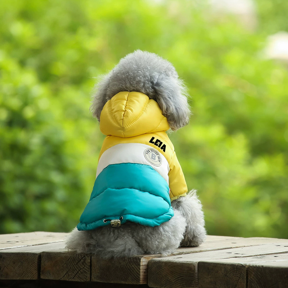 Personalized Pets Warm Lightweight Puffer Jacket | BKPet243