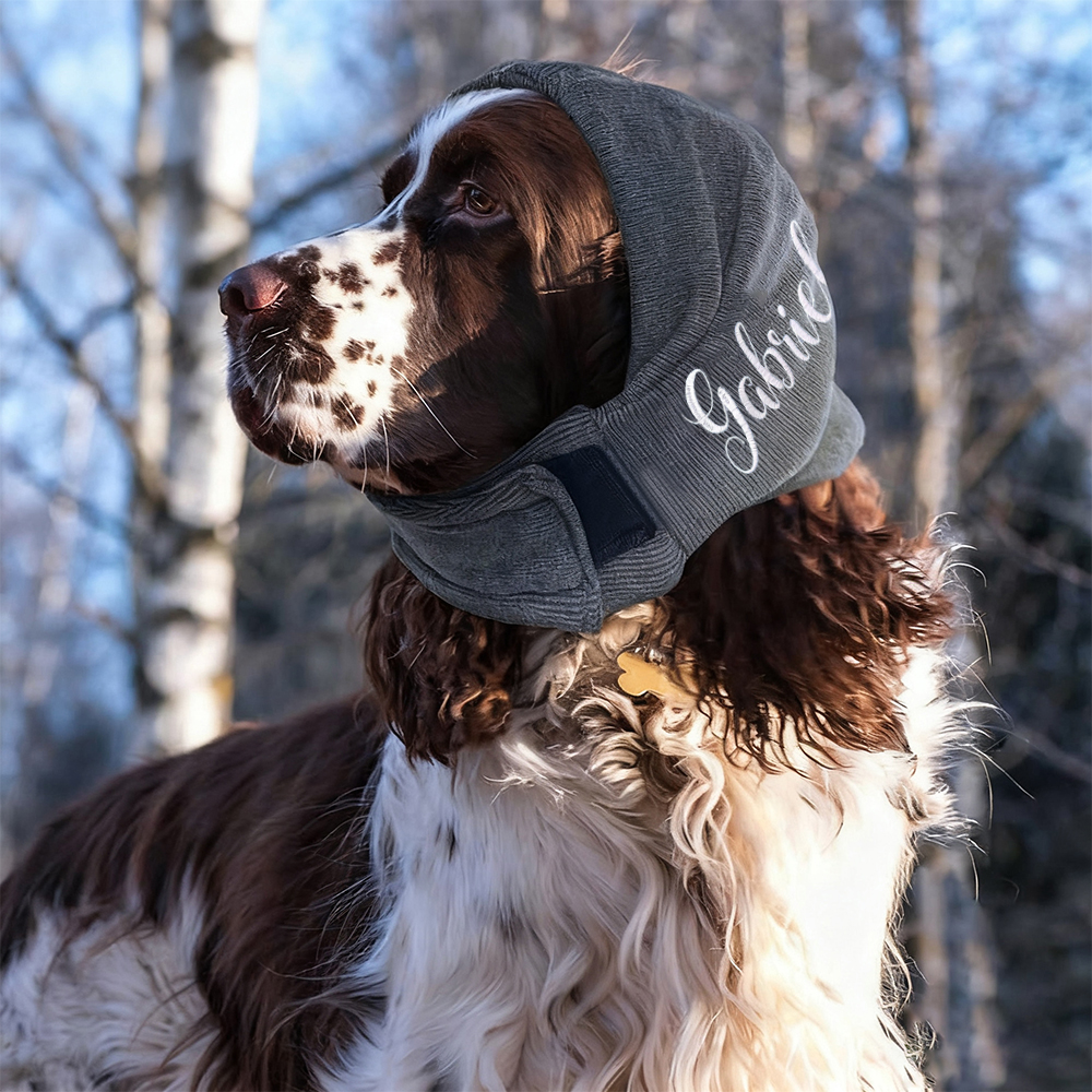 Personalized Embroidered Pet Anti-Fcrightened Soothing Headband | BKPet241