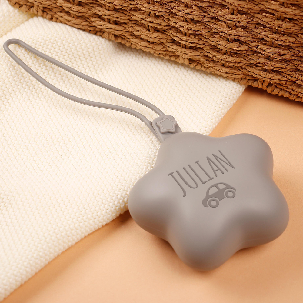 Personalized Baby Silicone Pacifier Storage Pouch | CWBaby331