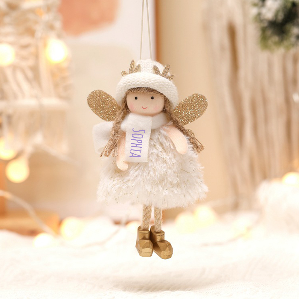 Personalized Christmas Lovely Angel Doll Decoration | MCGift189