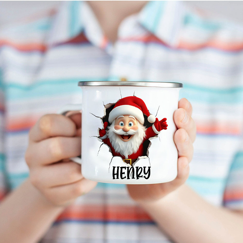 Personalised 12oz Christmas Santa Claus Mugs | MCGift209