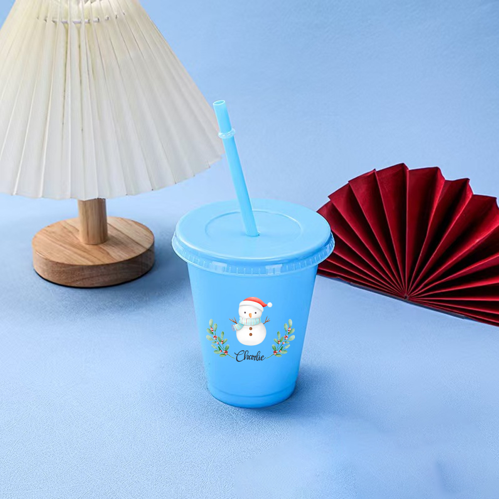 Personalised Kid 16oz Christmas Children's Cup | CWBottle04