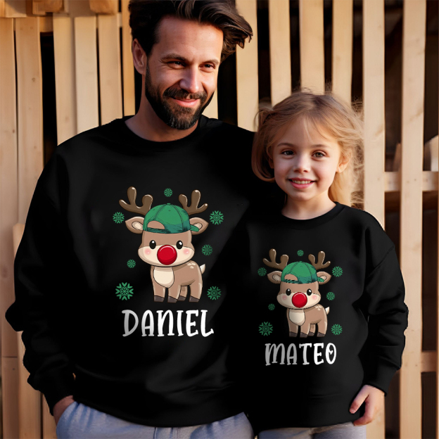 Personalized Christmas Matching Family Sweatshirt | MCGift232